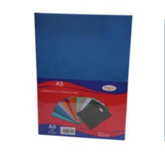 Deluxe A3 Embossed Leather Binding Sheet 230GSM Various Colours