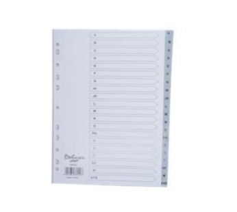 Deluxe A4 A-Z PVC Grey Divider 