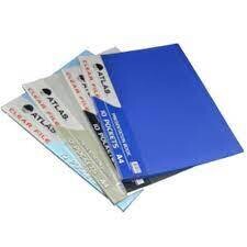 Atlas Clear File / Presentation Book with Transparent Pockets, A4 & Foolscap size