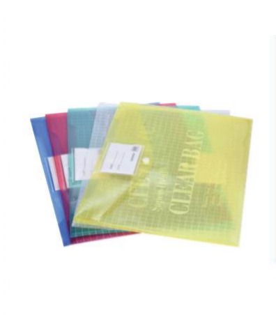 SuperDeal F/C My Clear Bag with Pocket Assorted