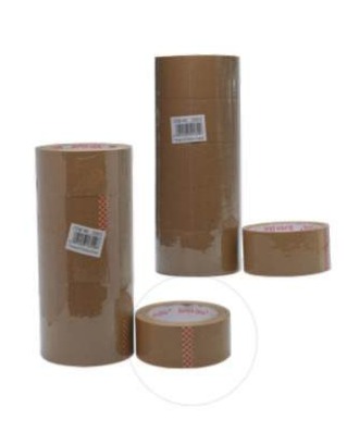 SuperDeal Packing Tape Brown 48mmx100Yx50 Micron 