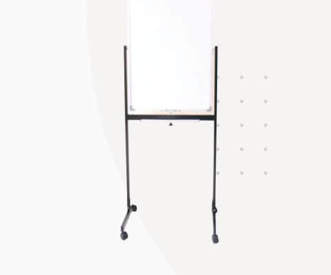 SuperDeal Double Sided Magnetic White Board with Metal Stand Various Sizes