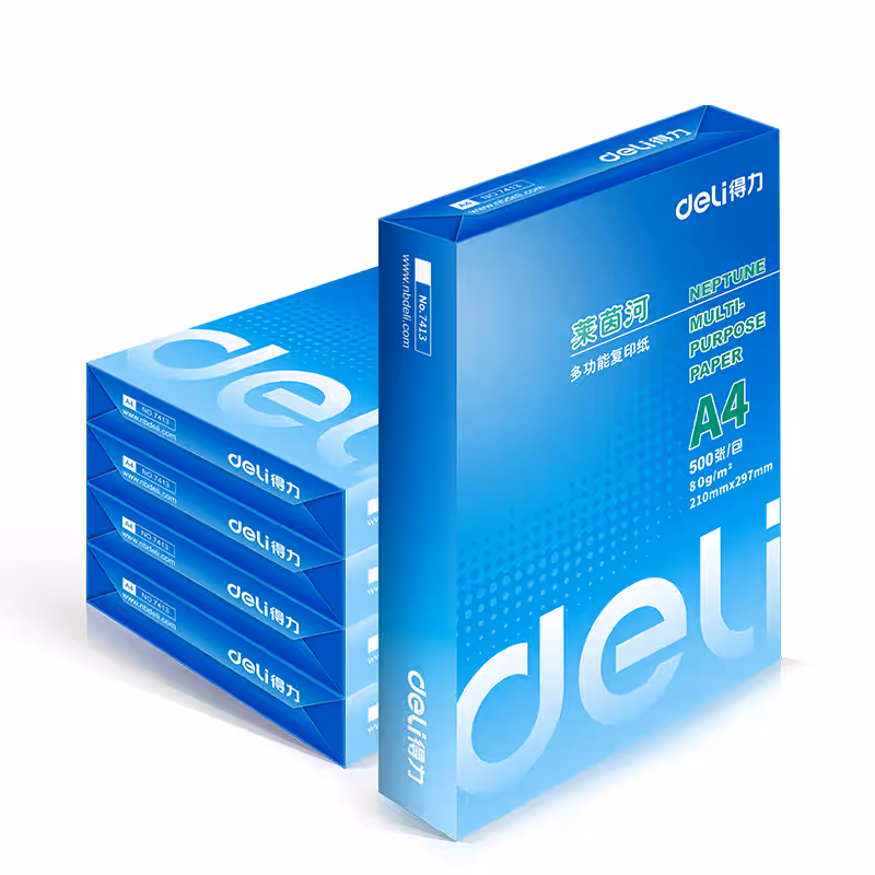 Deli Multi-Purpose A4 Copy Paper, 80 GSM, White
