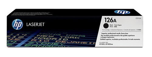 HP 126A Black Original LaserJet Toner Cartridge (CE310A)