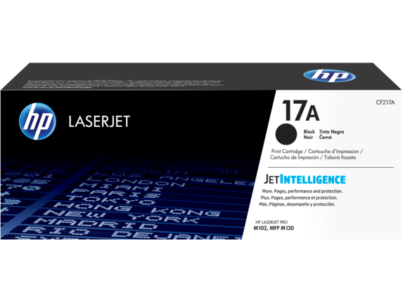HP 17A Black Original LaserJet Toner Cartridge
(CF217A)
