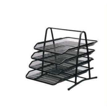 SuperDeal Mesh 4 Tier Paper Tray 