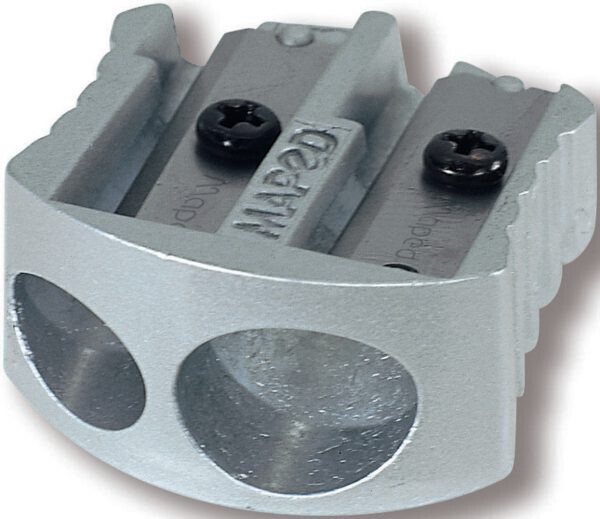 Maped® Classic Single & 2 Hole Metal Pencil Sharpener, Pack of 20