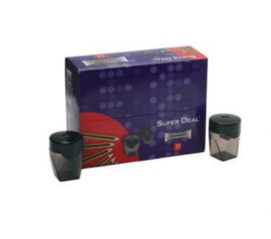 SuperDeal Plastic Pencil Sharpener