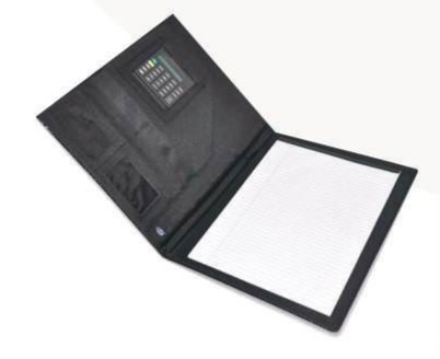 SuperDeal Zipper Portfolio with Calculator 