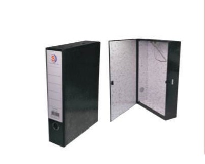 SuperDeal F/C Laminated Rigid Box File Marble