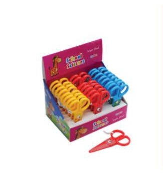 SuperDeal Kids Scissor Plastic 1x24
