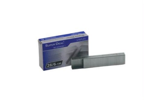 SuperDeal Staples 26/6 1x1000 