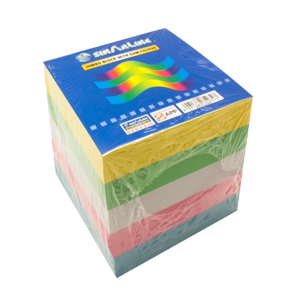 SinarLine Jumbo Block With Gum Color 9x9